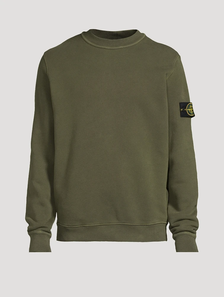 Garment-Dyed Crewneck Sweater