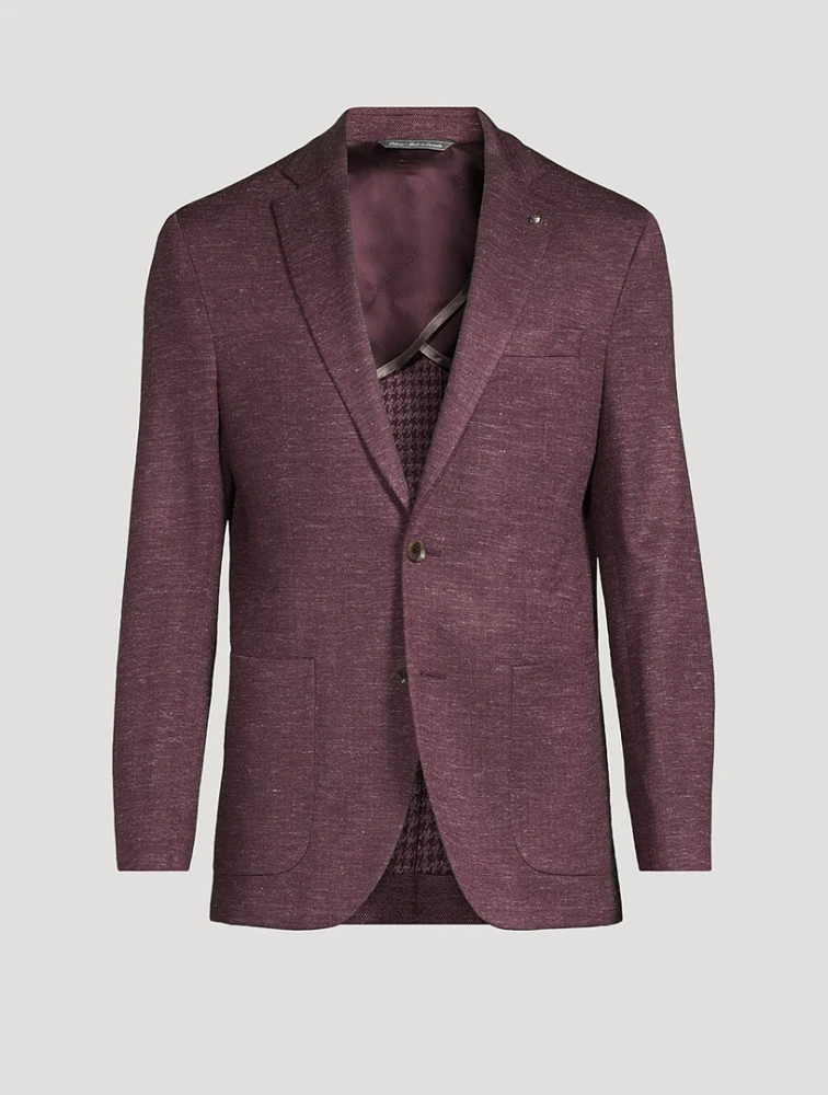 Wool Silk And Linen Jacket