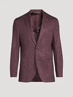 Wool Silk And Linen Jacket