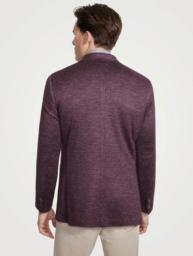 Wool Silk And Linen Jacket
