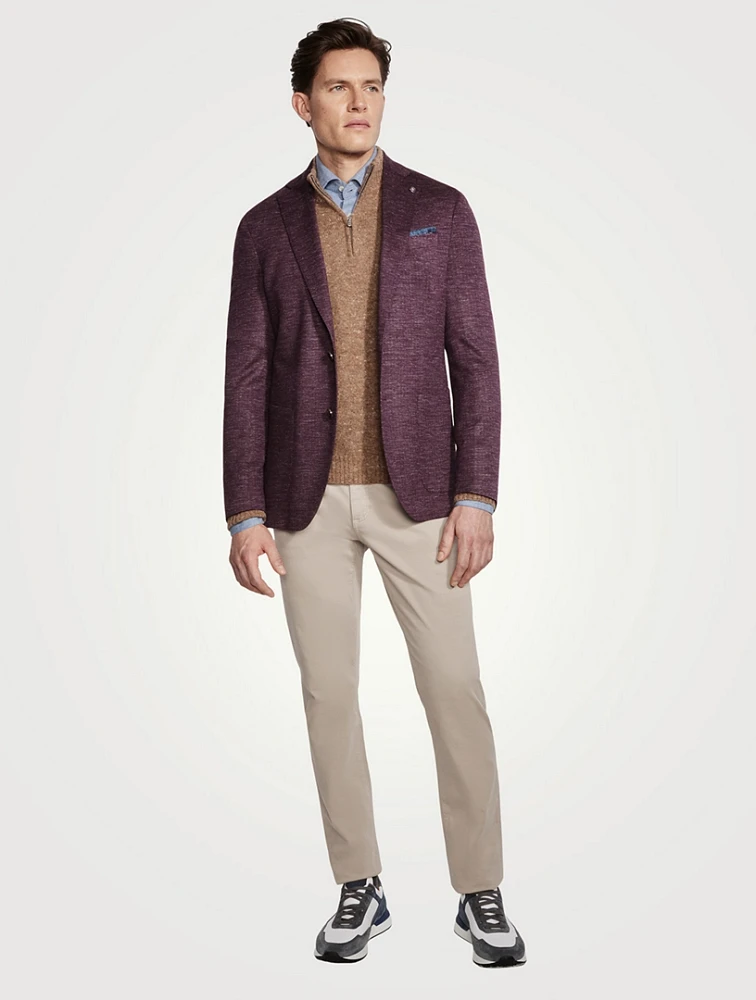 Wool Silk And Linen Jacket