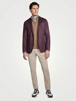 Wool Silk And Linen Jacket