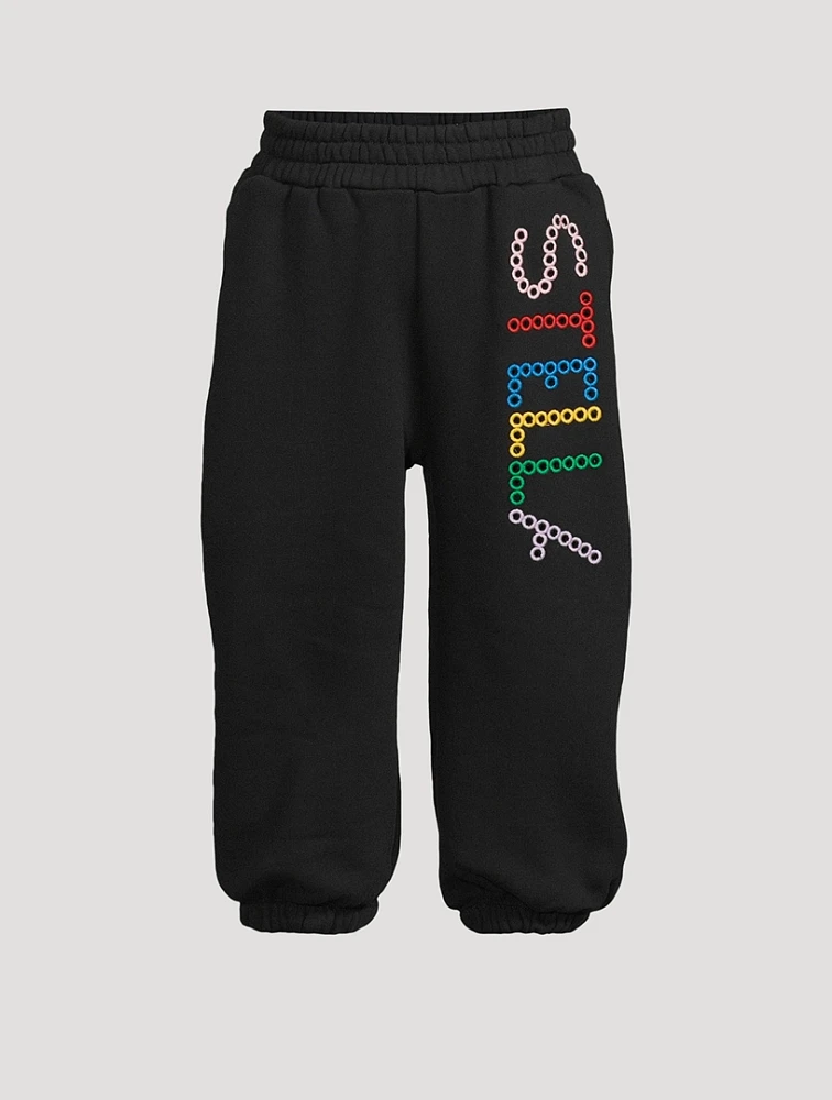 Embroidered Logo Joggers
