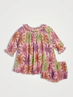 Lazy Daisy Dress And Bloomers Set