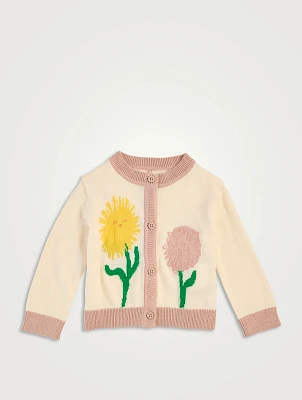 Dandelion Intarsia Cardigan