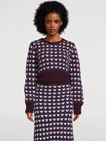 Nuna Alpaca And Wool Cropped Sweater