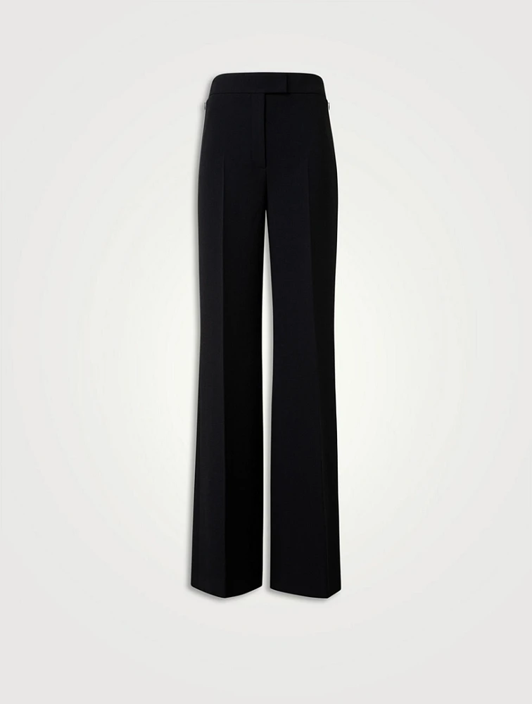 Fior Double-Face Wool Crêpe Pants