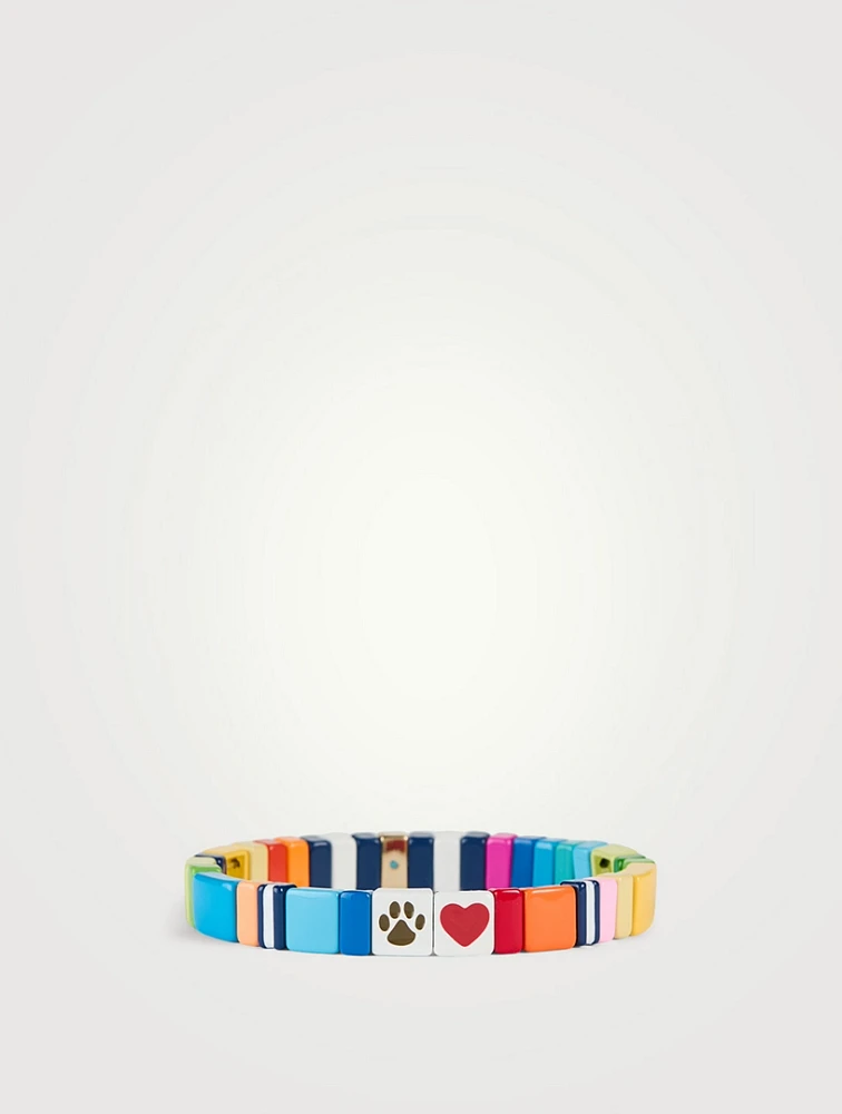 Paw Rainbow Bracelet