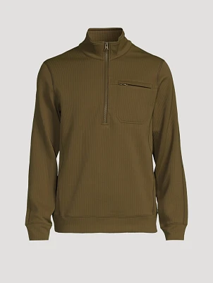 Double-Knit Rally Quarter-Zip Sweatshirt