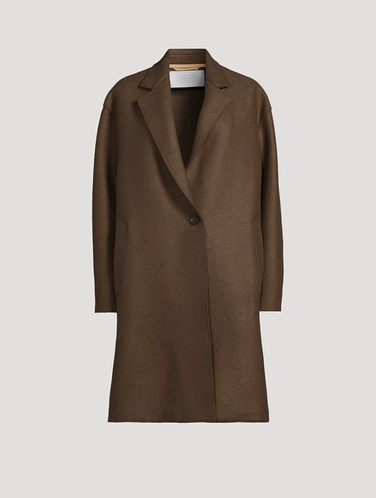 Pressed Wool Coat