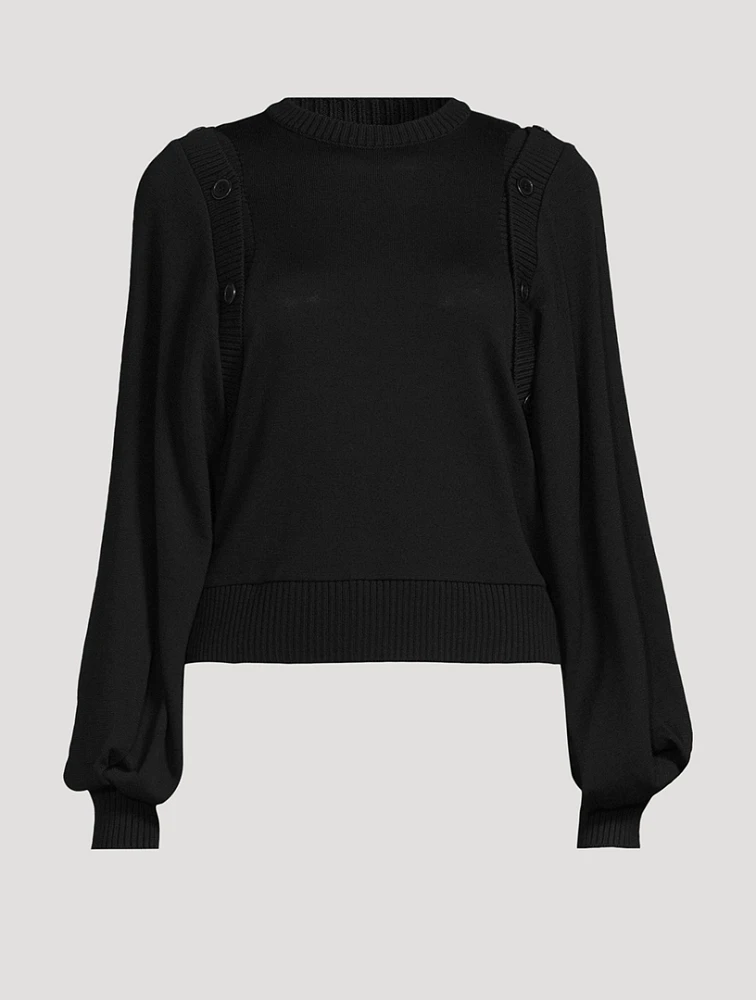 Convertible Wool Sweater