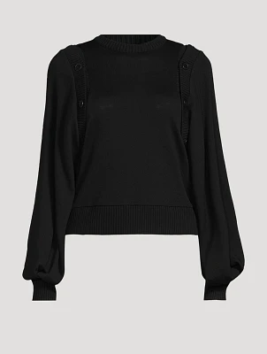 Convertible Wool Sweater