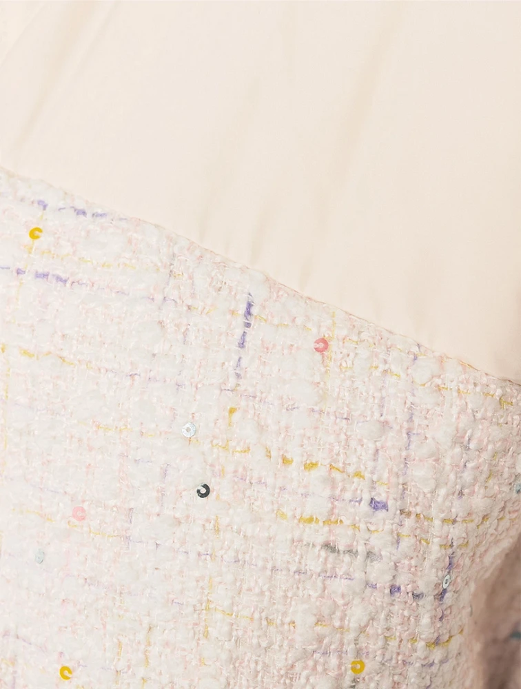 Matignon Confetti Tweed Down Jacket
