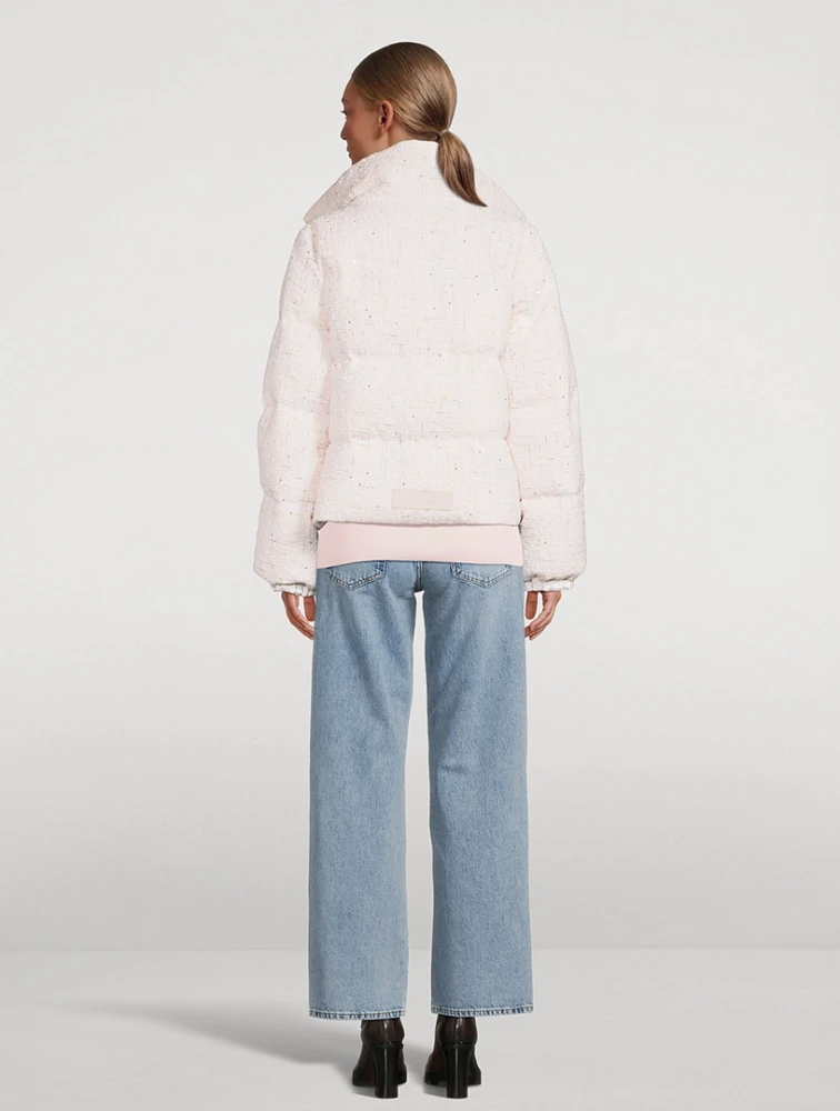 Kensington Confetti Tweed Down Jacket