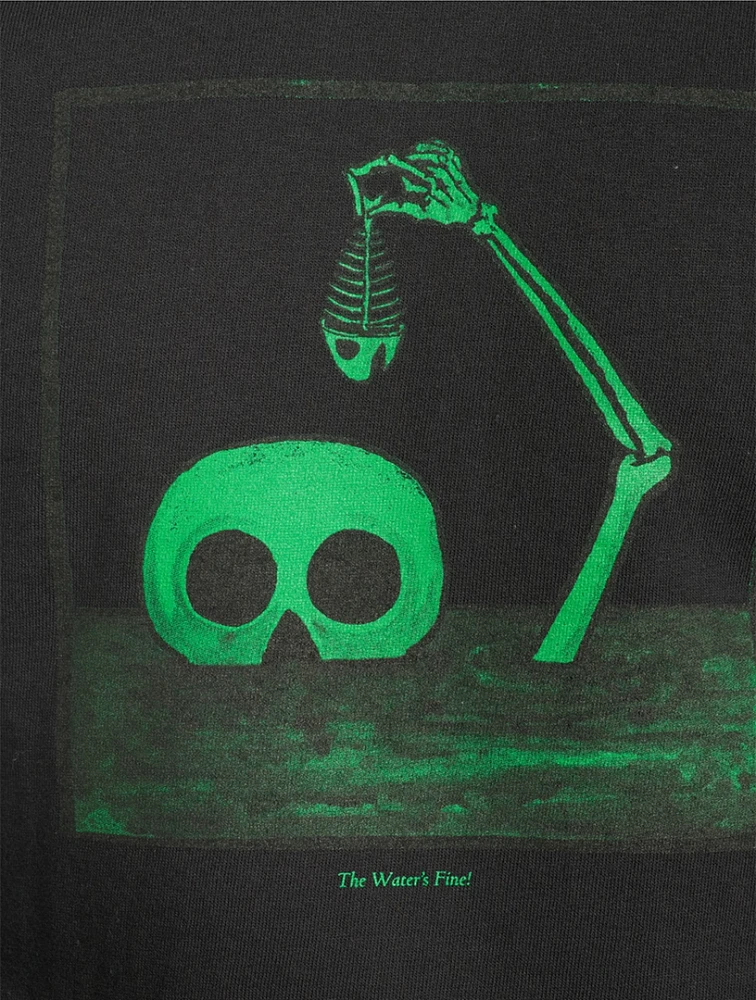 The Water's Fine Printed T-Shirt