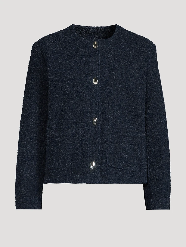 Denim Bouclé Jacket