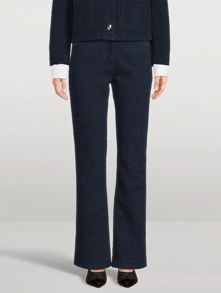 Denim Bouclé Trousers