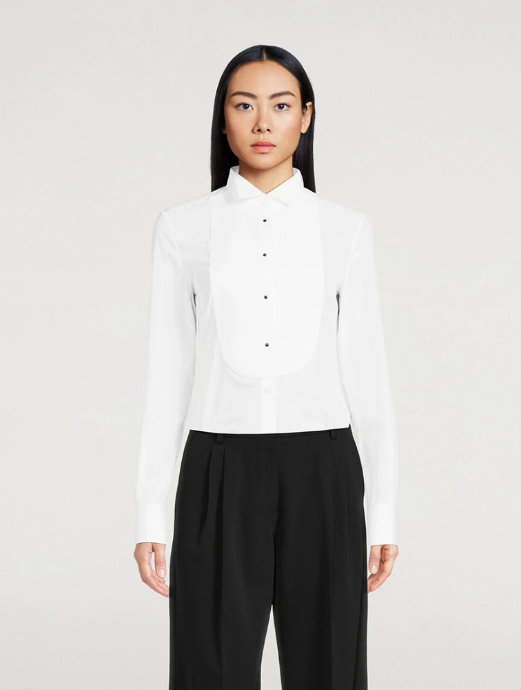 Poplin Tuxedo Shirt