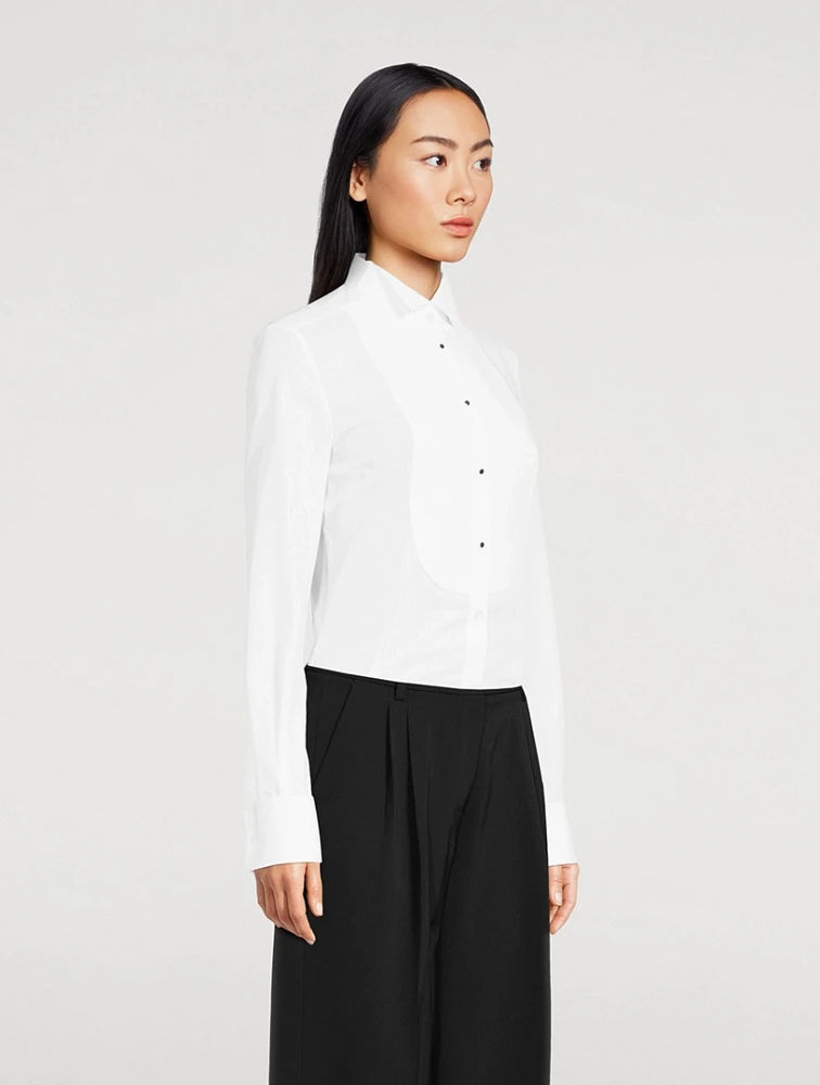 Poplin Tuxedo Shirt