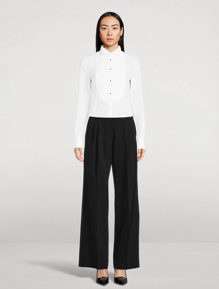 Poplin Tuxedo Shirt