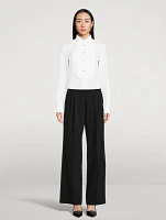 Poplin Tuxedo Shirt