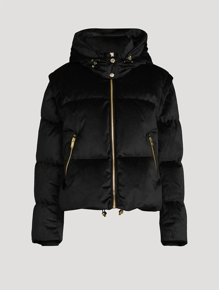 Misti Velour Down Jacket