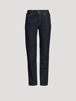 Low-Rise Tapered Jeans