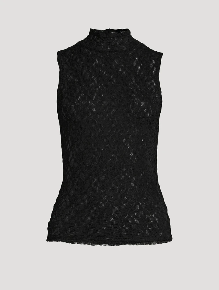 Lace Sleeveless Top