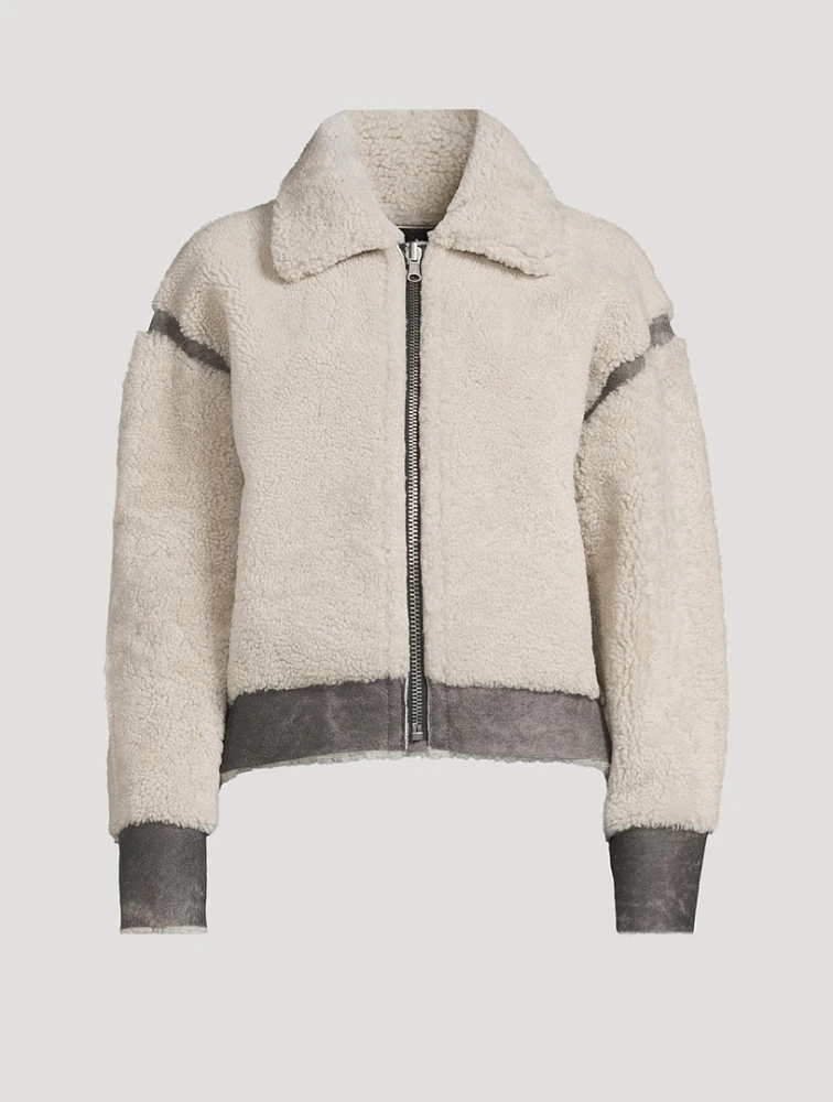 Gaia Reversible Shearling Jacket