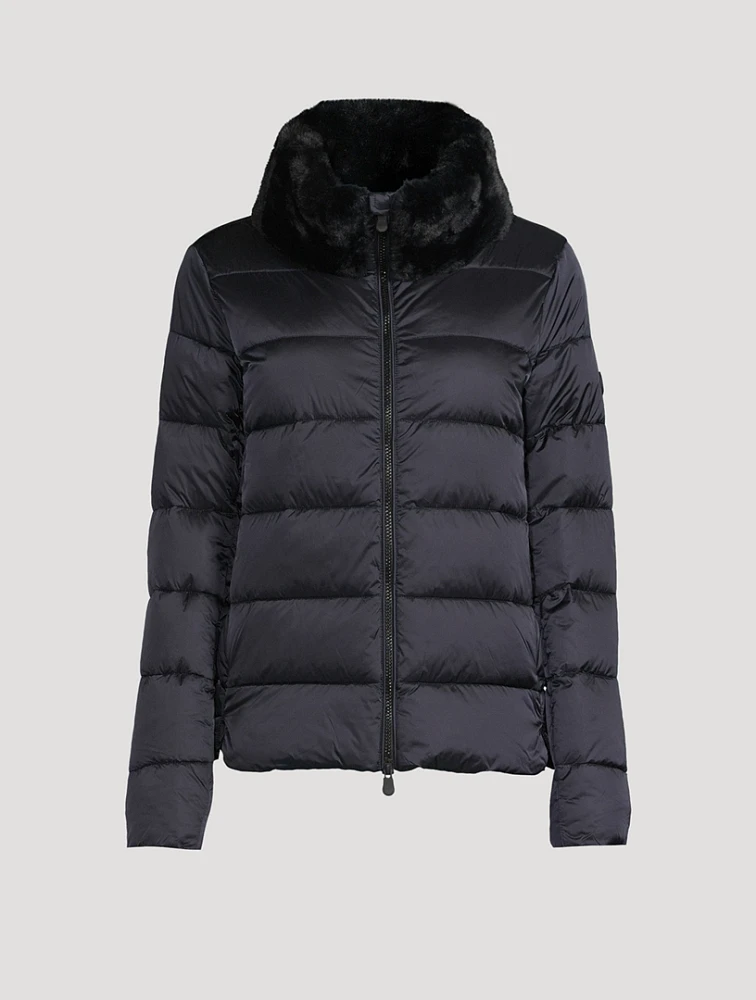 Mei Faux Fur-Trimmed Puffer Jacket