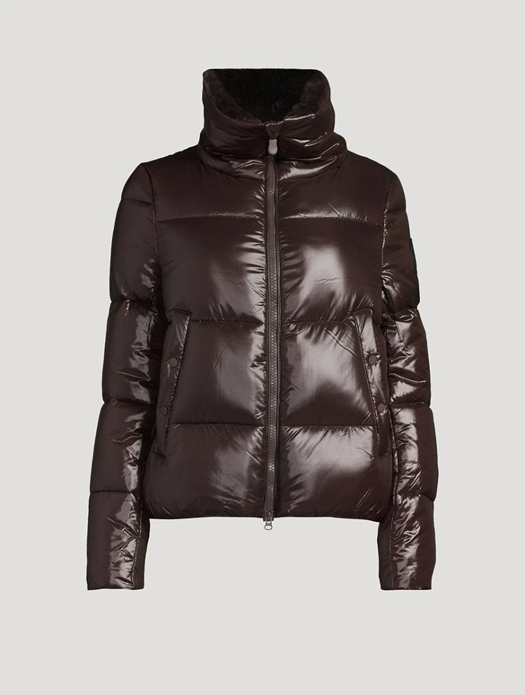 Moma Faux Fur-Lined Puffer Jacket