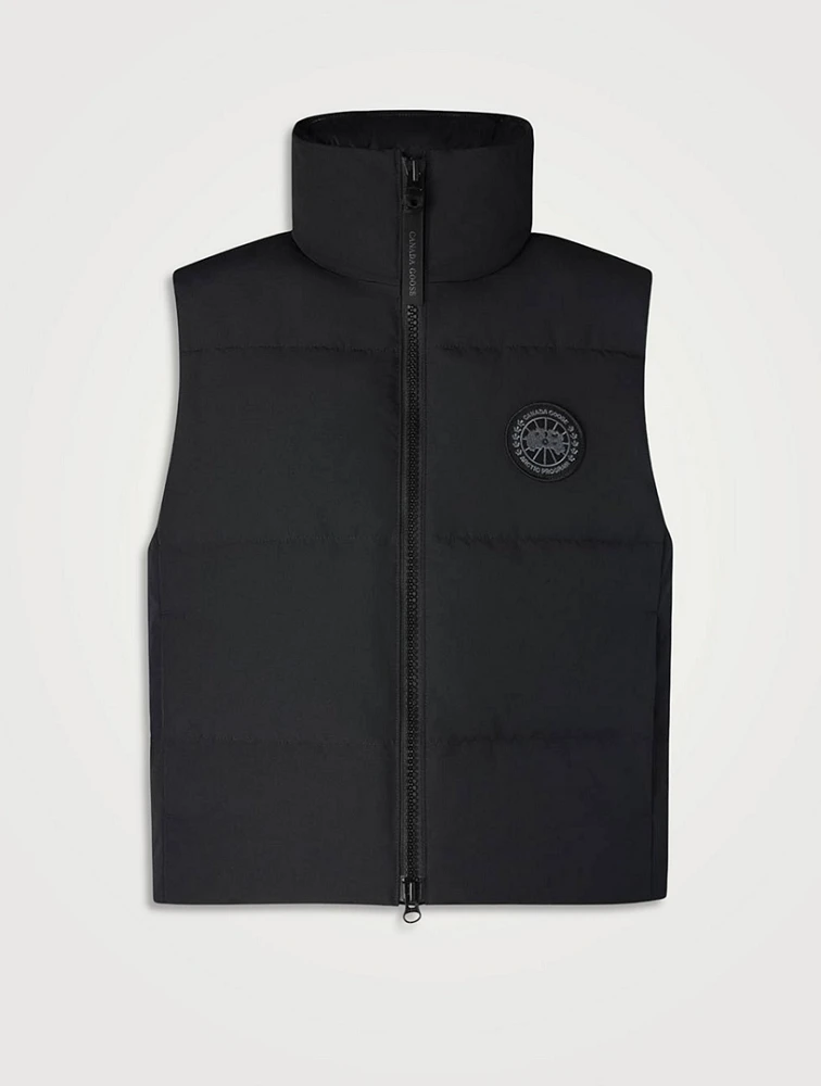 Grandview Black Label Cropped Down Vest