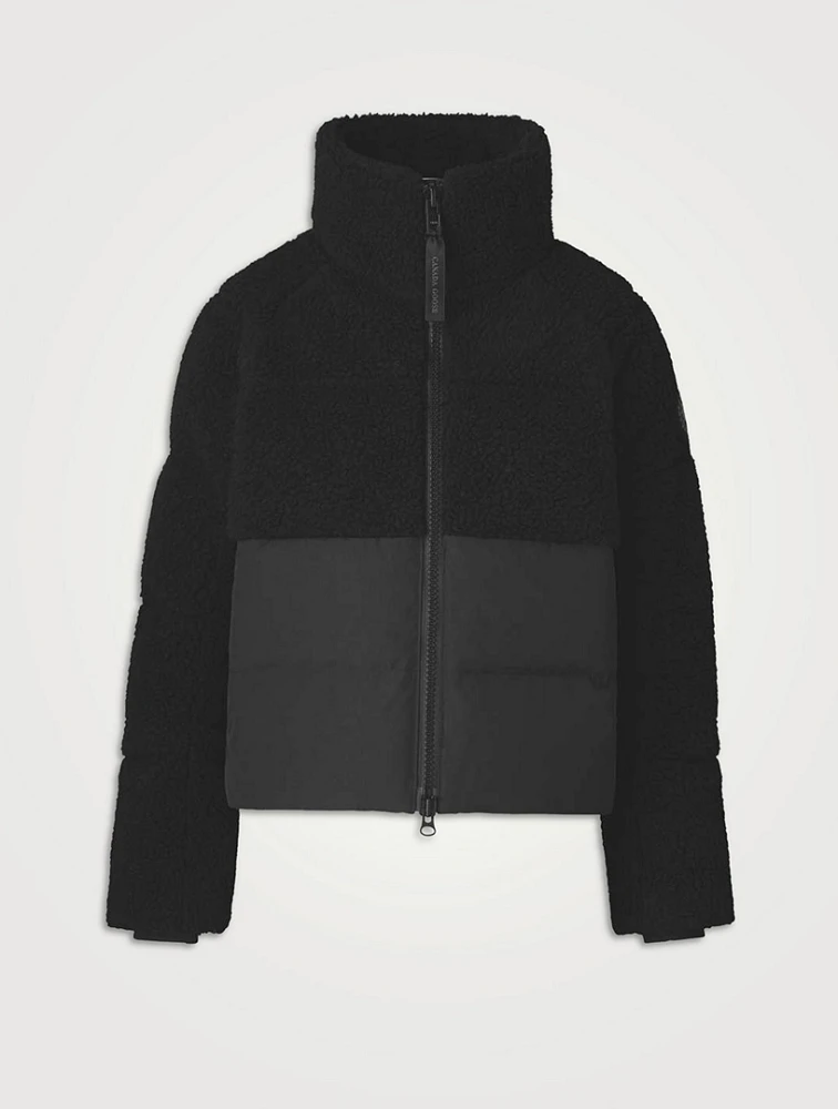 Elora Black Label Sherpa Fleece Down Jacket
