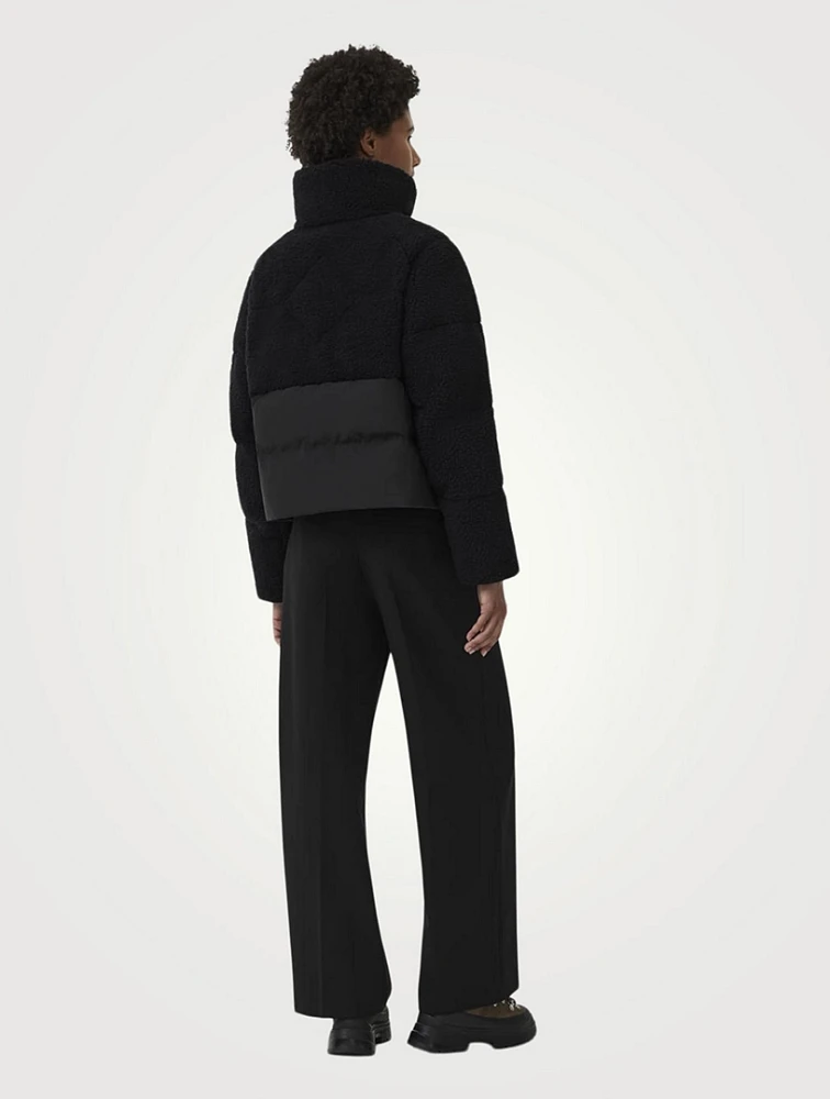 Elora Black Label Sherpa Fleece Down Jacket