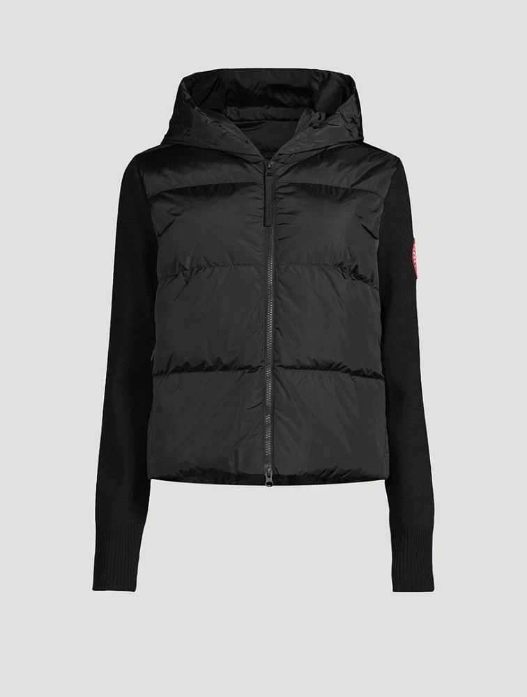 HyBridge® Down And Wool Knit Jacket