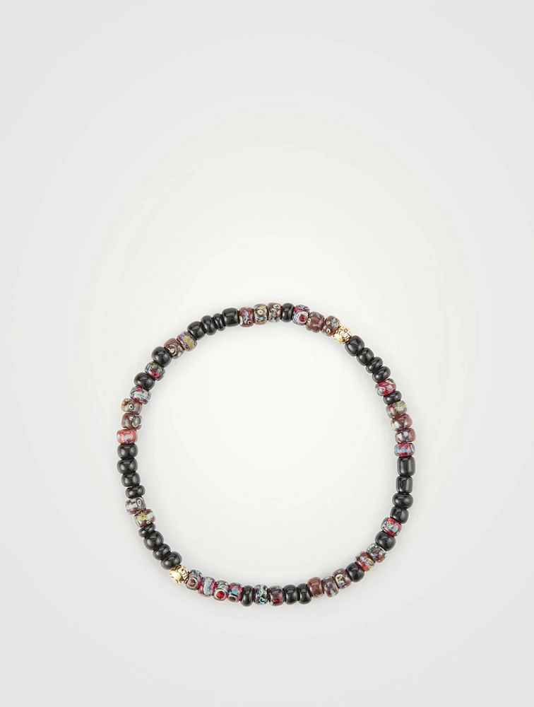 Dark Japanese Miyuki Beaded Bracelet