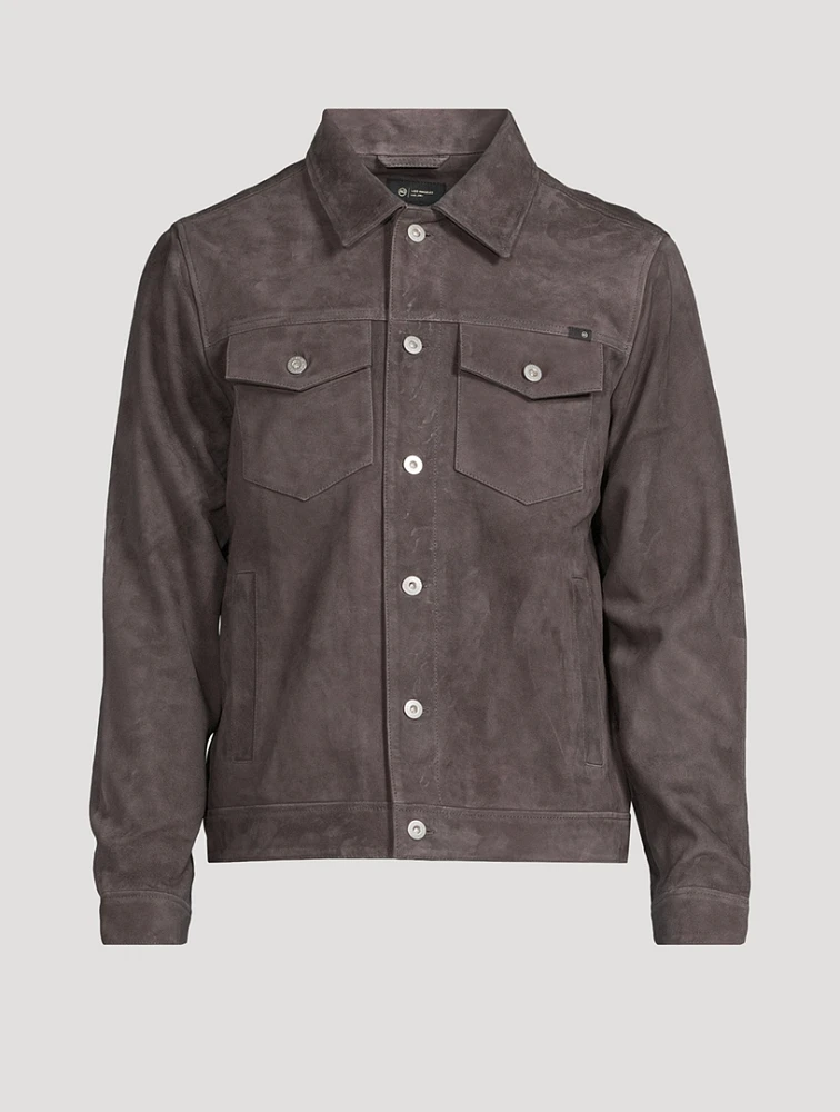 Dart Suede Trucker Jacket