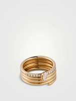 Blast Rose Gold Ring With Diamonds