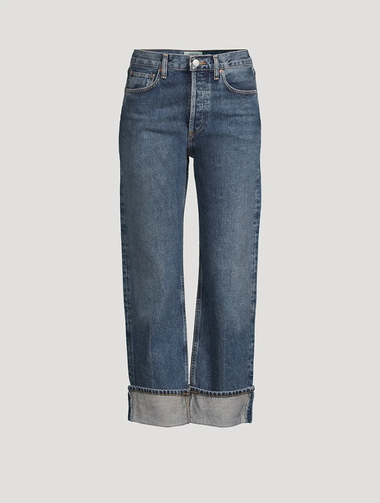 Fran Low-Slung Wide-Leg Jeans