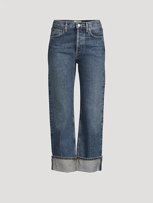 Fran Low-Slung Wide-Leg Jeans