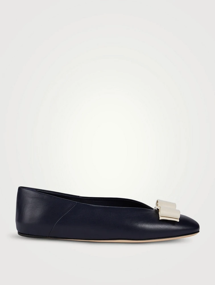 Leather Ballet Flats