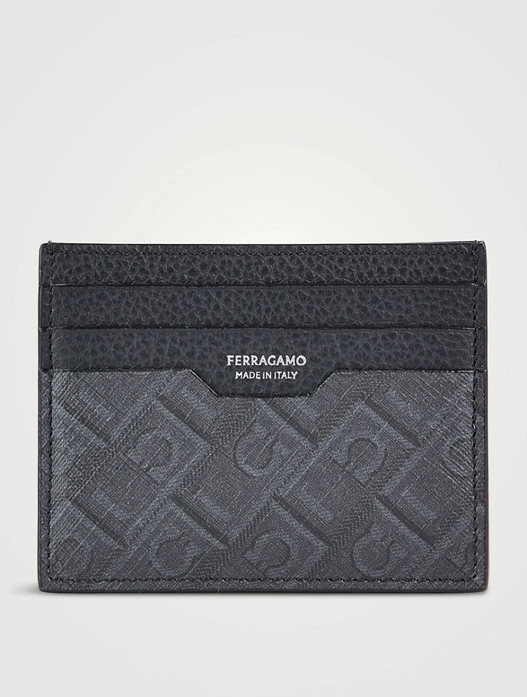 Monogram Leather Card Holder