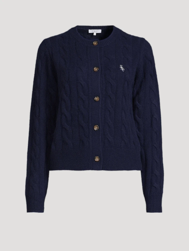 SRC Cable-Knit Cardigan