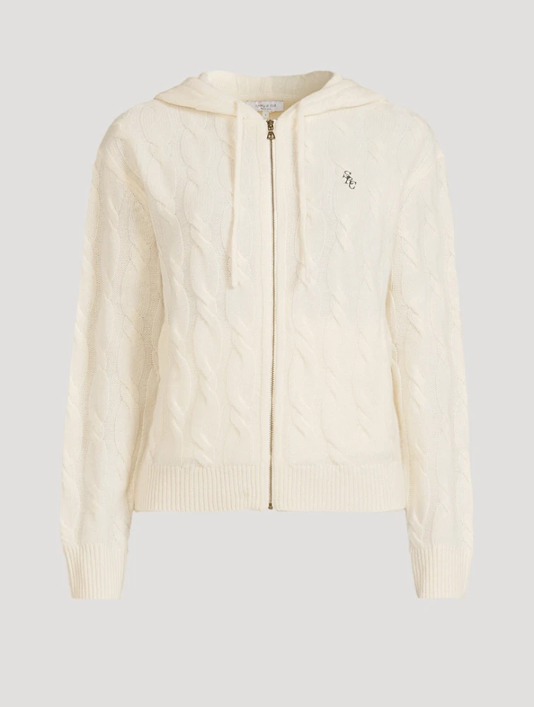 SRC Cable-Knit Hoodie