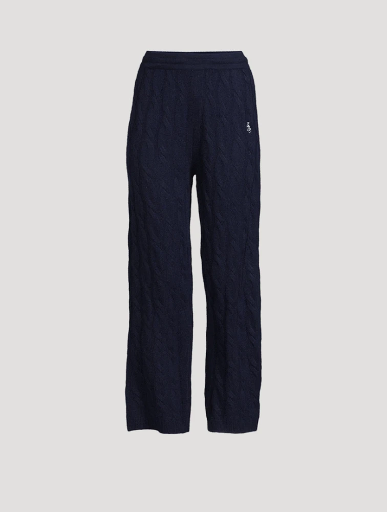 SRC Cable-Knit Joggers