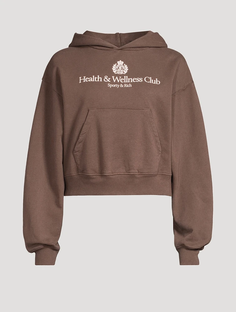 Health & Wellness Cropped Hoodie