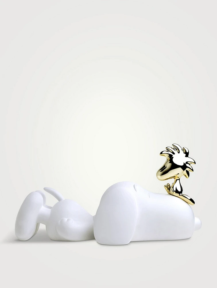 Small Snoopy And Woodstock Figurines