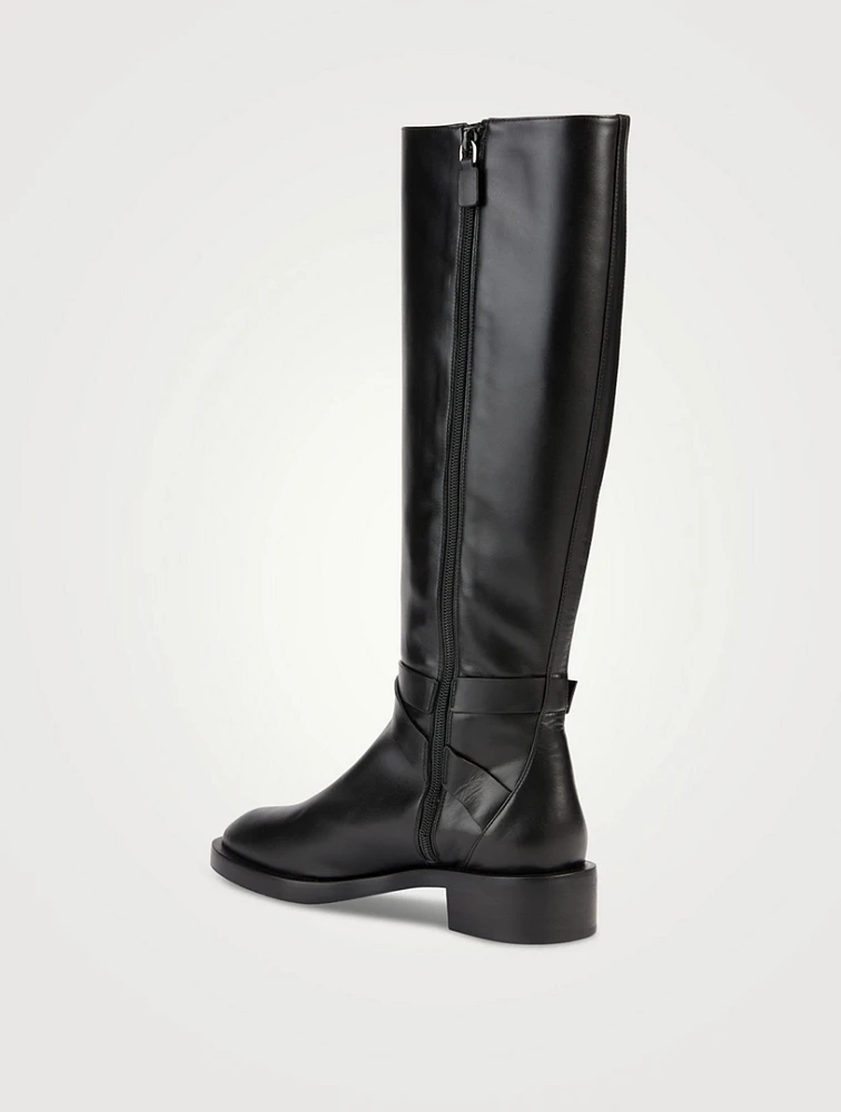 Bella Leather Knee-High Boots