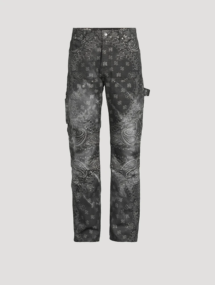Tie-Dye Bandana Carpenter Jeans