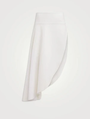Asymmetric Midi Skirt